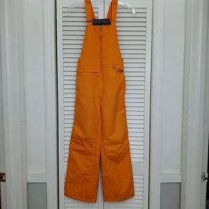 Drift Boys Snowsuit 3K Size Medium Orange Zip Front Youth Outerwear.